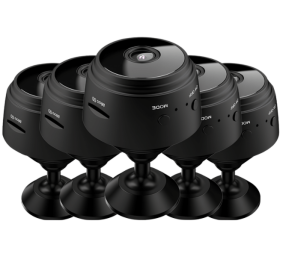 A9 WIFI wireless network camera (Option: Black 1080p 5pcs)