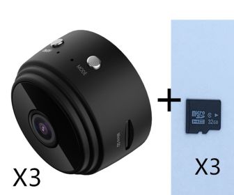 A9 WIFI wireless network camera (Option: F black)